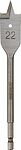 Kranz KR-91-0668 Сверло перовое по дереву 22х152 мм (шестигранный хвостовик) Kranz