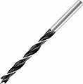 Kranz KR-91-0735 Сверло по дереву 6х90 мм, цилиндрический хвостовик Kranz Kranz KR-91-0735 Сверло по дереву 6х90 мм, цилиндрический хвостовик Kranz