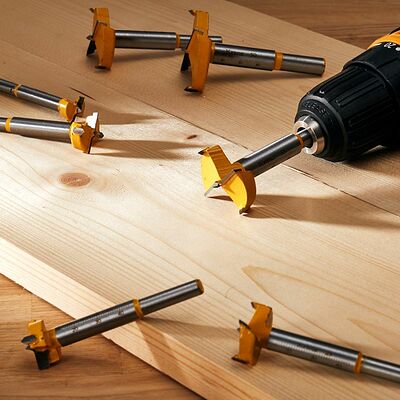 Kranz KR-91-0786 Сверло Форстнера по дереву, 15мм, цилиндрический хвостовик KRANZ