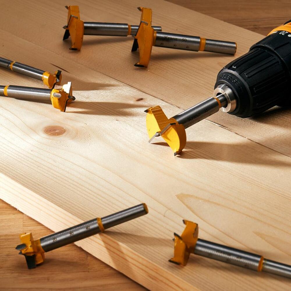 Kranz KR-91-0788 Сверло Форстнера по дереву, 22мм, цилиндрический хвостовик KRANZ
