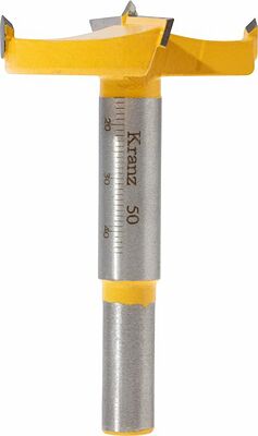 Kranz KR-91-0794 Сверло Форстнера по дереву, 50мм, цилиндрический хвостовик KRANZ