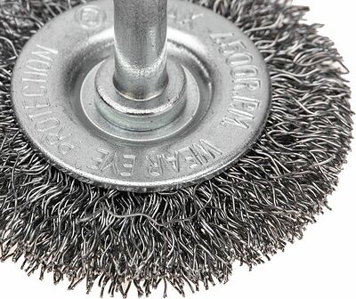 Kranz KR-91-1244 Щетка дисковая для дрели, витая стальная проволока, 50мм KRANZ