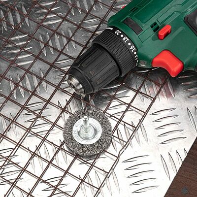 Kranz KR-91-1244 Щетка дисковая для дрели, витая стальная проволока, 50мм KRANZ