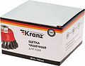 Kranz KR-91-1252 Щетка чашечная для УШМ, крученая стальная проволока, 150мм, М14 KRANZ Kranz KR-91-1252 Щетка чашечная для УШМ, крученая стальная проволока, 150мм, М14 KRANZ