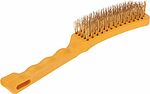 Kranz KR-91-1256 Щетка по металлу с пластиковой ручкой, 5 рядов, 260мм KRANZ