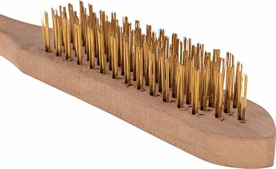 Kranz KR-91-1258 Щетка по металлу с деревянной ручкой, 5 рядов, 280мм KRANZ