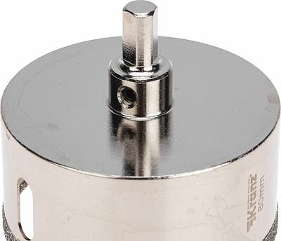 Kranz KR-92-0020 Коронка алмазная 80мм по керамограниту с центровочным сверлом KRANZ