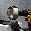 Kranz KR-92-0021 Коронка алмазная 100мм по керамограниту с центровочным сверлом KRANZ Kranz KR-92-0021 Коронка алмазная 100мм по керамограниту с центровочным сверлом KRANZ