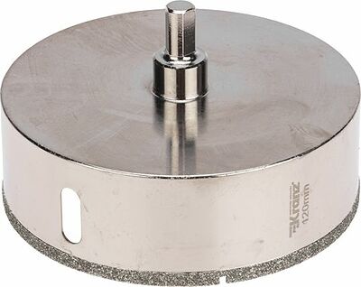 Kranz KR-92-0023 Коронка алмазная 120мм по керамограниту с центровочным сверлом KRANZ
