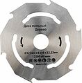 Kranz KR-92-0101 Диск пильный 125 мм х 6 зуб х 22,23 мм Kranz