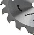 Kranz KR-92-0104 Диск пильный 165 мм х 18 зуб х 20/16 мм Kranz