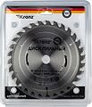Kranz KR-92-0109 Диск пильный 184 мм х 30 зуб х 20/16 мм KRANZ