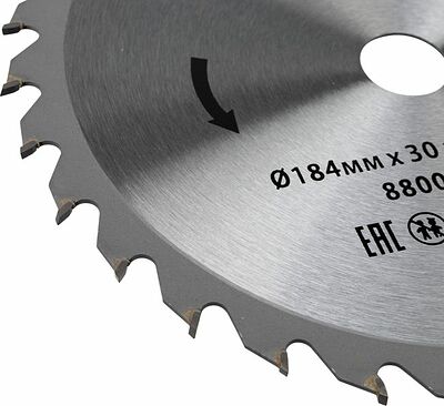Kranz KR-92-0109 Диск пильный 184 мм х 30 зуб х 20/16 мм KRANZ