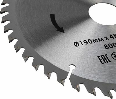Kranz KR-92-0115 Диск пильный 190 мм х 48 зуб х 30/20 мм KRANZ