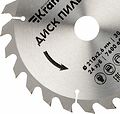 Kranz KR-92-0120 Диск пильный 210 мм х 24 зуб х 30 мм KRANZ