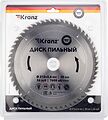 Kranz KR-92-0123 Диск пильный 210 мм х 56 зуб х 30 мм KRANZ