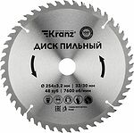 Kranz KR-92-0130 Диск пильный 254 мм х 48 зуб х 32/30 мм KRANZ