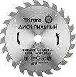 Kranz KR-92-0134 Диск пильный 305 мм х 24 зуб х 32/30 мм KRANZ