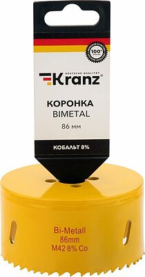 Kranz KR-92-0241 Коронка Bimetal 86мм KRANZ