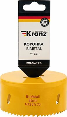 Kranz KR-92-0242 Коронка Bimetal 95мм KRANZ