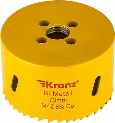 Kranz KR-92-0261 Коронка Bimetal 73мм KRANZ