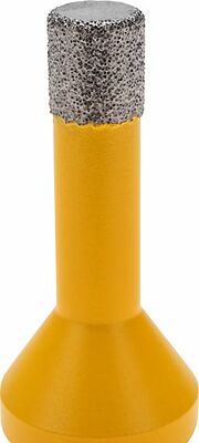 Kranz KR-92-1003 Коронка алмазная профессиональная по керамограниту и железобетону М14, вакуумное спекание, 10мм, для УШМ KRANZ