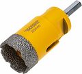 Kranz KR-92-1017 Коронка алмазная профессиональная по керамограниту и железобетону М14, вакуумное спекание, 35мм, для УШМ KRANZ