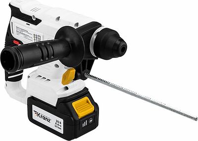 Kranz KR-PT-120 Перфоратор аккумуляторный, SDS-plus, 2,2Дж, 1х4Ач, в кейсе KRANZ