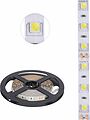 LAMPER 141-2021 Лента светодиодная 12В, SMD5050, 14,4Вт/м, 60 LED/м, 6500К, 10мм, 3м, для БП с клеммами, IP20 LAMPER LAMPER 141-2021 Лента светодиодная 12В, SMD5050, 14,4Вт/м, 60 LED/м, 6500К, 10мм, 3м, для БП с клеммами, IP20 LAMPER