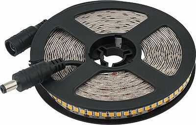 LAMPER 141-212 Лента светодиодная 12В, SMD2835, 19,2Вт/м, 240 LED/м, 3000К, 10мм, 5м, IP20 LAMPER