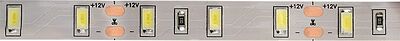 LAMPER 141-231 LED лента 12 В, 12 мм, IP23, SMD 5730, 60 LED/m, 12 V, цвет свечения белый (6000 K)