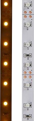 LAMPER 141-332 LED лента 5м открытая, 8 мм, IP23, SMD 2835, 60 LED/m, 12 V, цвет свечения желтый LAMPER