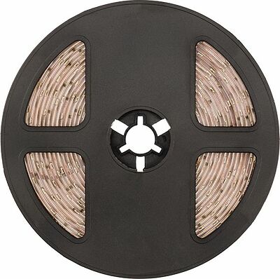 LAMPER 141-354 Лента светодиодная 12В, SMD2835, 4,8Вт/м, 60 LED/м, зеленый, 8мм, 5м, IP65 LAMPER