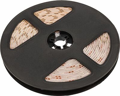 LAMPER 141-354 Лента светодиодная 12В, SMD2835, 4,8Вт/м, 60 LED/м, зеленый, 8мм, 5м, IP65 LAMPER