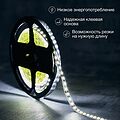LAMPER 141-395 Лента светодиодная 12В, SMD2835, 9,6 Вт/м, 120 LED/м, 6500K, 8мм, 5м, IP20 LAMPER