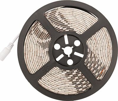 LAMPER 141-492 Лента светодиодная 12В, SMD5050, 14,4Вт/м, 60 LED/м, желтый, 10мм, 5м, IP65 LAMPER