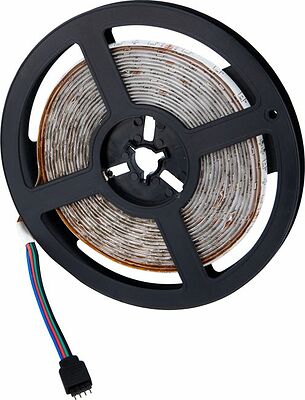 LAMPER 142-402 Комплект светодиодной ленты 5 м с блоком питания и RGB контроллером IP65, свечение RGB LAMPER