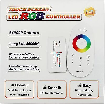 LAMPER 143-103-1 LED RGB контроллер 2.4G (сенсорное управление) LAMPER