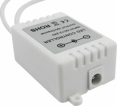 LAMPER 143-106-7 LED контроллер для светодиодной ленты White Mix 12/24 В, 72/144 Вт, 24 кнопки (IR)