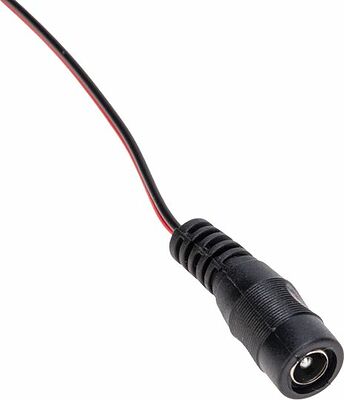 LAMPER 144-106-1 Коннектор питания с джеком для одноцветных светодиодных лент 120 диодов/метр с влагозащитой LAMPER