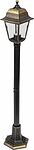 LAMPER 602-300 Светильник садово-парковый НТУ 04-60-002 У1 quot;Оскар 4 quot;, столб, черный под бронзу, стекло прозрачное, четырехгранный, под лампу Е27 LAMPER
