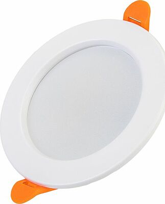 LAMPER 606-1005 Панель светодиодная встраиваемая круглая 6Вт 230В 6500К 420Лм 95мм белая IP20 LAMPER