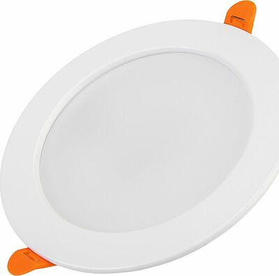 LAMPER 606-1012 Панель светодиодная встраиваемая круглая 24Вт 230В 4000К 1920Лм 220мм белая IP20 LAMPER