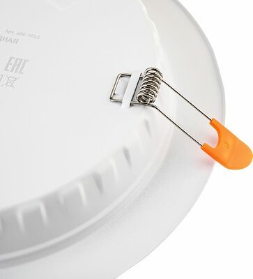 LAMPER 606-1013 Панель светодиодная встраиваемая круглая 24Вт 230В 6500К 1920Лм 220мм белая IP20 LAMPER