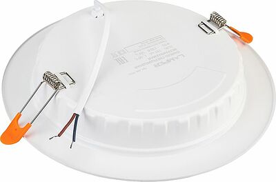 LAMPER 606-1013 Панель светодиодная встраиваемая круглая 24Вт 230В 6500К 1920Лм 220мм белая IP20 LAMPER