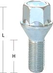 Bimecc Болт M12x1,25 (53/ 28) hex19 конус цинк (ИТАЛИЯ) B14 BC B14