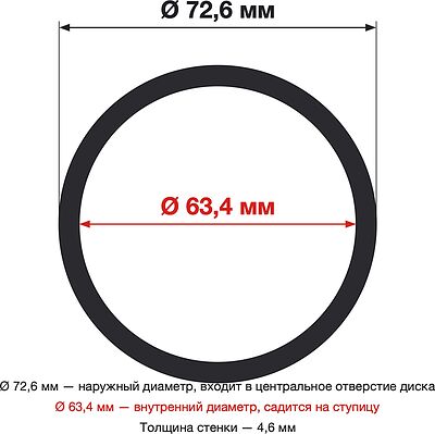 LS LS 72,6-63,4 пластиковое K00167