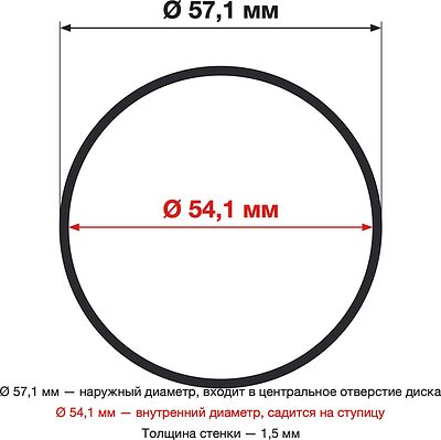 LS LS 57,1-54,1 пластиковое OGS239052