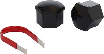 LS Комплект пластиковых колпачков hex19, blister 20+1, BLACK, JN-9766 LS S034625