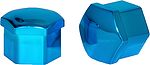 LS Комплект пластиковых колпачков hex21, blister 20+1, BLUE, JN-9966 LS S036172